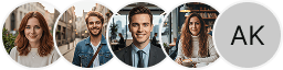 Multiple investor profile avatars on Lion Equholm trading review block